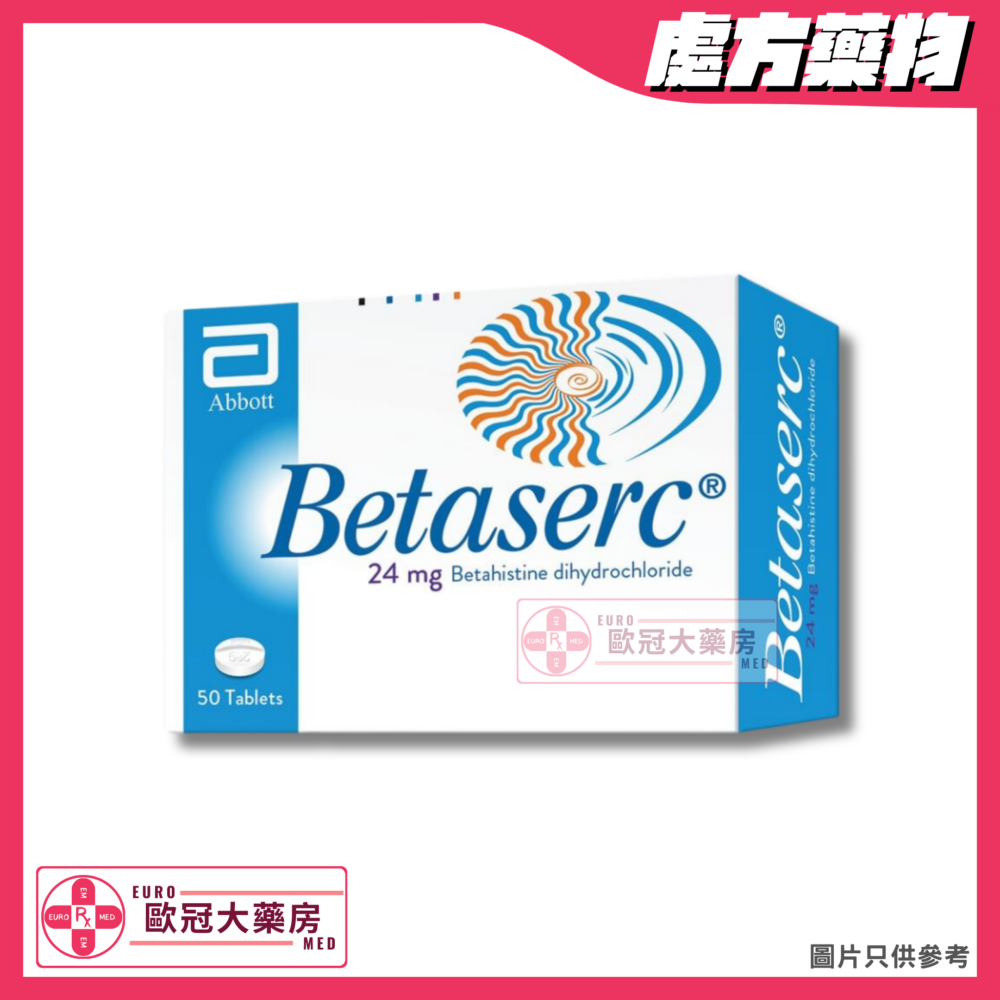 Betaserc Tab (Betahistine) 24mg Tablet (HK-51514)