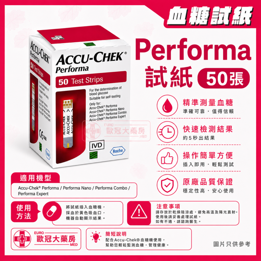 Accu-Chek Performa 試紙 Test Strip 50張