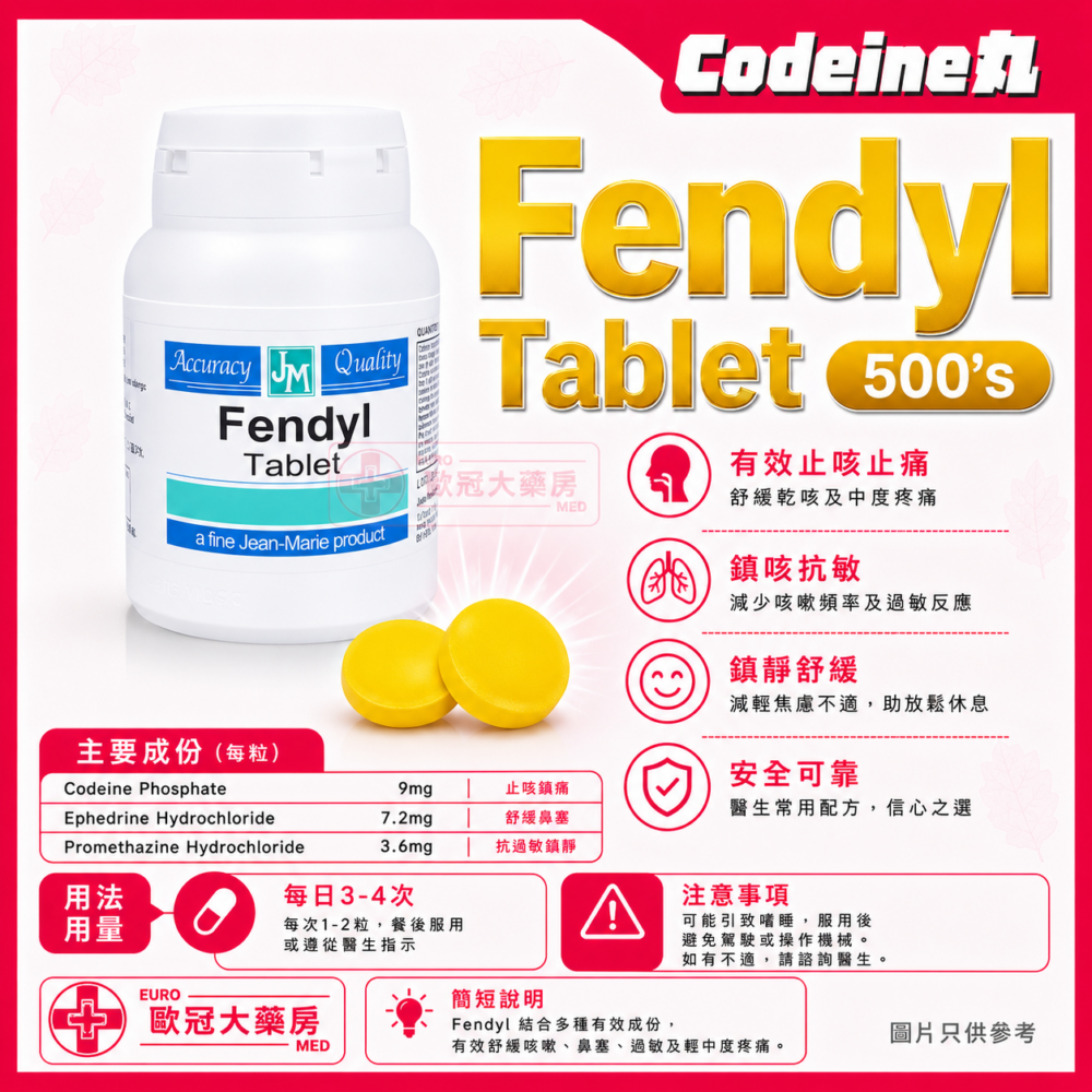 Fendyl Tablet 500's (HK-18158)