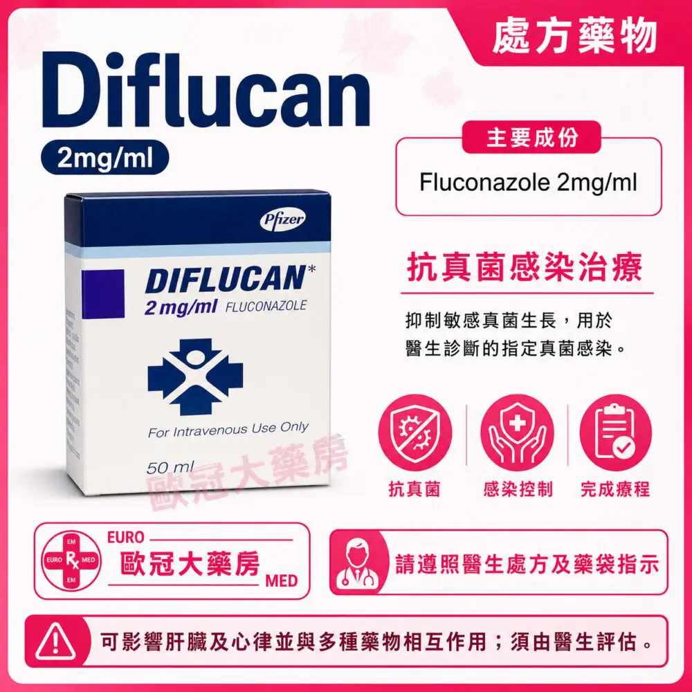 Diflucan (Fluconazole) 50mg Capsule 7's (HK-31175)