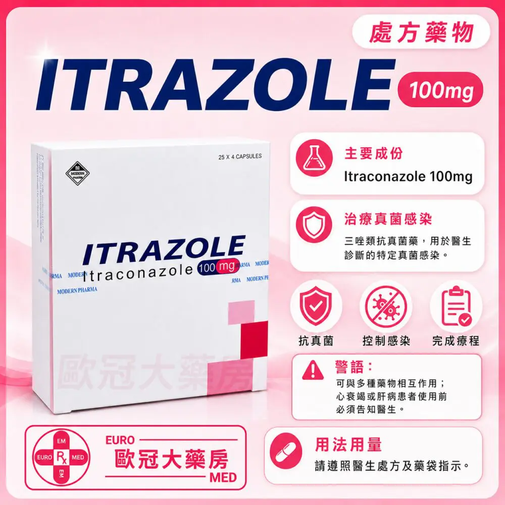 Itrazole (Itraconazole) 100mg Capsule (HK-61313)