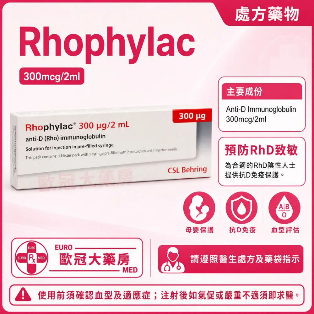 Rhophylac (Anti-D Immunoglobulin) 300mcg/2ml Injection 1 PFS (HK-63836) Rhophylac (Anti-D Immunoglobulin) 300mcg/2ml Injection 1 PFS (HK-63836)