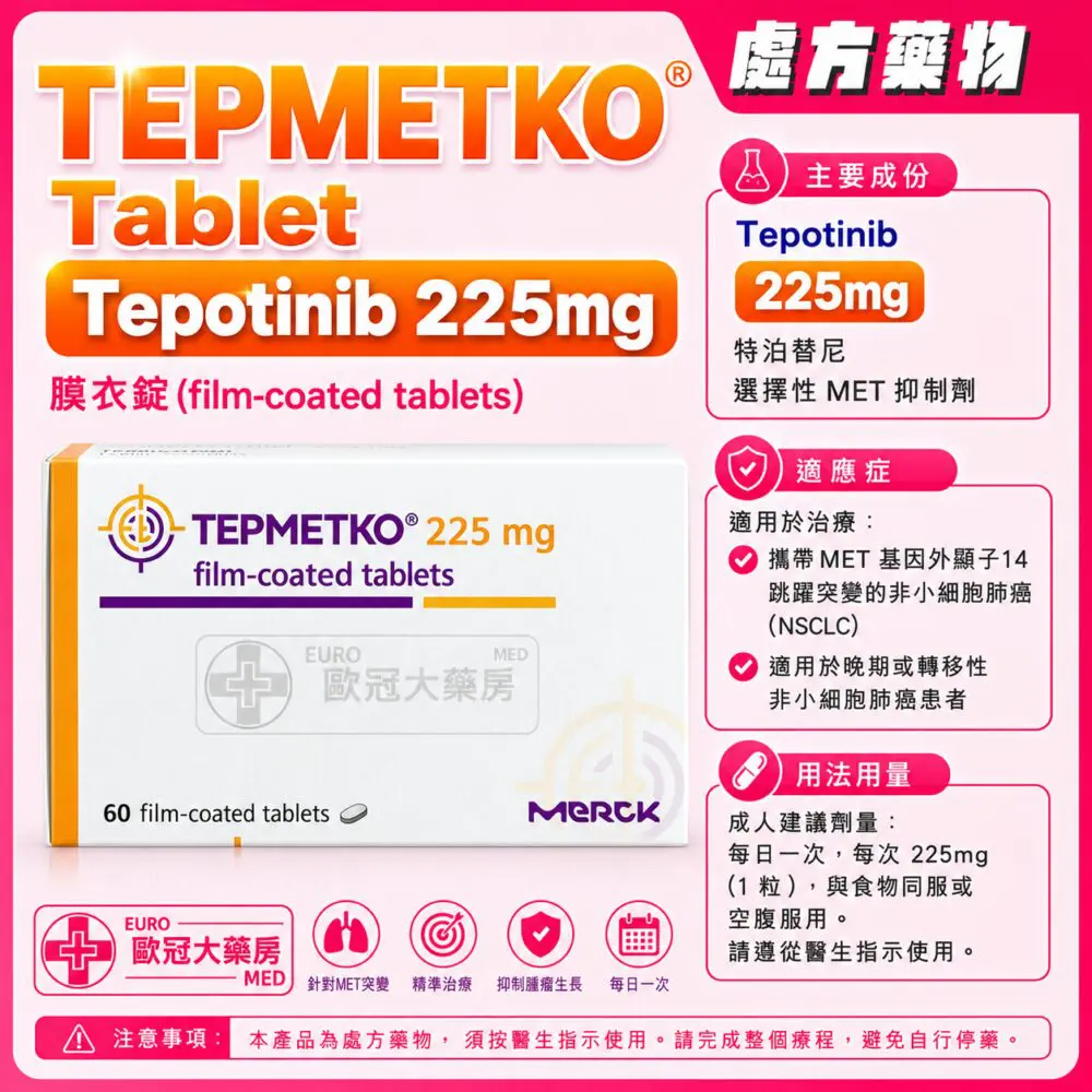 TEPMETKO (Tepotinib) 225mg Tablet (HK-67327)